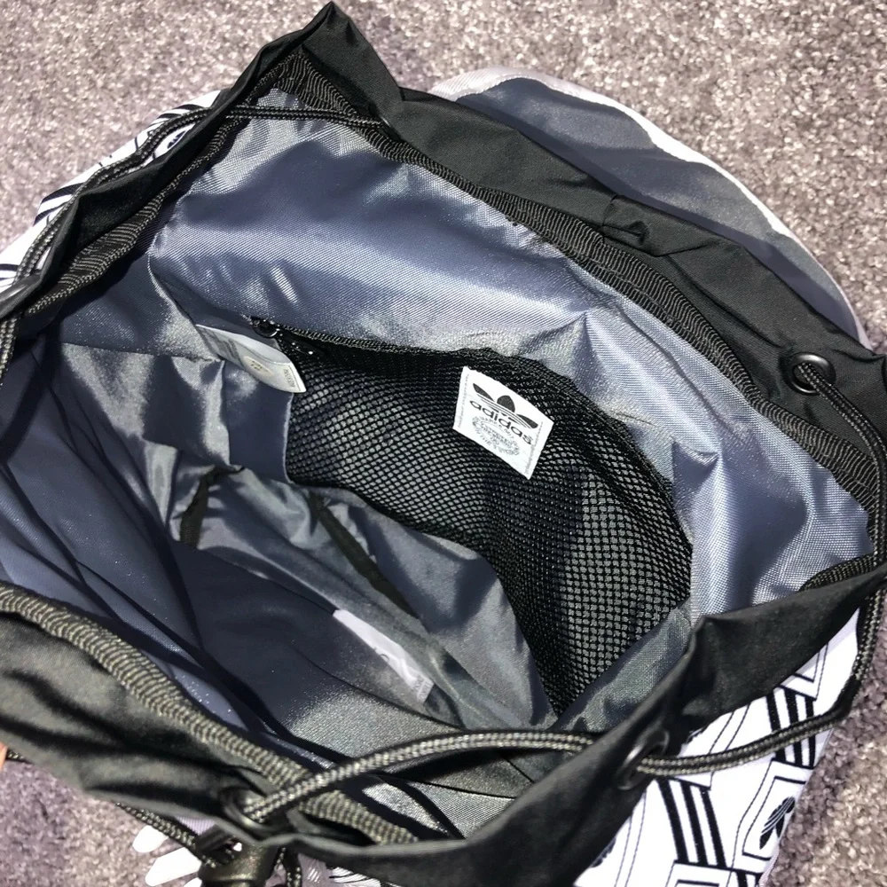 Adidas Women's Originals Utility Mini Backpack Girls Monogram Bags White LP6173 - Picture 12 of 15